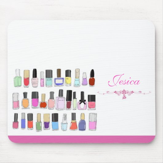 Tapis De Souris Nail polish bottles (Devant)