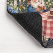 Tapis De Souris Nains de jardin mangeant des cupcakes (Coin)