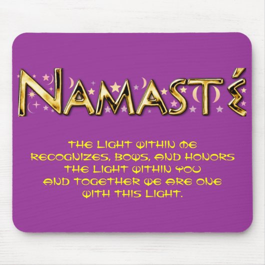Tapis De Souris Namasté (Devant)