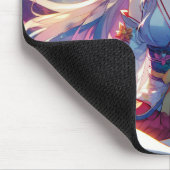 Tapis De Souris Namaste Anime Girl Meditating (Coin)