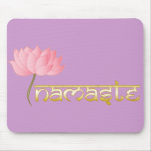 Tapis De Souris Namaste Lotus Mousepad