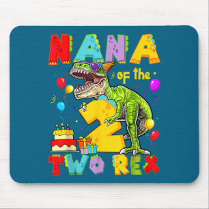 Tapis De Souris Nana des deux rex garçon de 2 ans dinosaure t-re