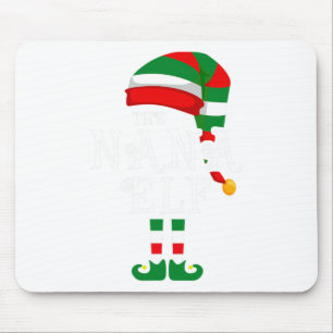 Tapis De Souris Nana Elf Famille Pyjamas correspondants de Noël Gr