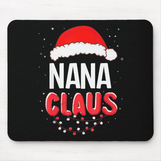 Tapis De Souris Nana Santa Claus Christmas Matching Costume (Devant)