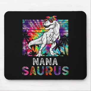 Tapis De Souris Nanasaurus Dinosaure Nana Saurus Famille Étiquette