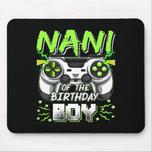 Tapis De Souris Nani De L'Anniversaire Jeu Vidéo Garçon Famille Ma
