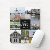 Tapis De Souris Nantucket le collage lointain Mousepad d'île (Avec souris)