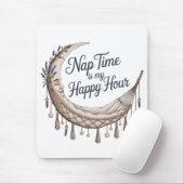 Tapis De Souris Nap Time Is My Happy Hour (Avec souris)