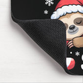 Tapis De Souris Napng Through The Snow Funny Sloth Candy Cane Xmas (Coin)