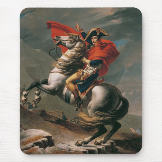 Tapis De Souris Napoléon à cheval, bataille du col Saint-Bernard (Devant)