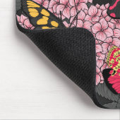 Tapis De Souris Nappes phréatiques à hydrangée rose (Coin)