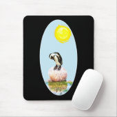 Tapis De Souris Napping Penguin in the Sun (Avec souris)