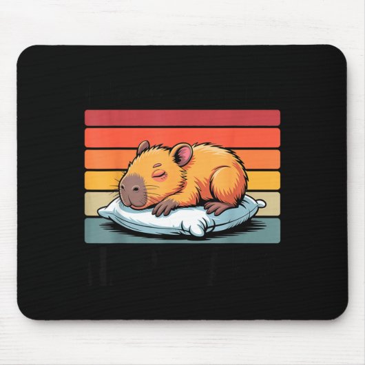 Tapis De Souris Napybara For Men Women Cute Capybara Sleeng Nap Lo (Devant)