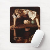 Tapis De Souris Narcisse par Caravaggio (Avec souris)
