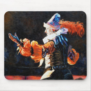Tapis De Souris Narrateur coloré du Cirque Flora St Louis
