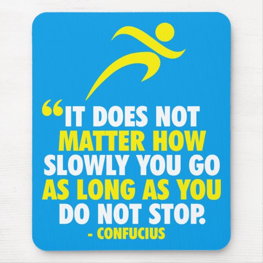 Tapis De Souris N'ARRÊTE PAS. Exécution de l'entraînement de marat (Devant)