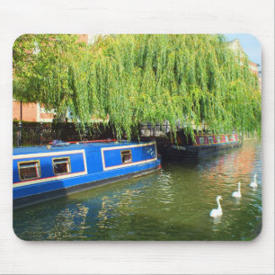 Tapis De Souris Narrow boats in Lincoln