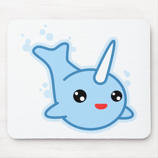 Tapis De Souris Narwhal Kawaii (Devant)