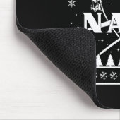 Tapis De Souris Nasa Merry Christmas To All Ugly Sweater Logo With (Coin)