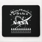 Tapis De Souris Nasa Merry Christmas To All Ugly Sweater Logo With (Devant)