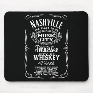 Tapis De Souris Nashville Tennessee États-Unis Usa Western Coun