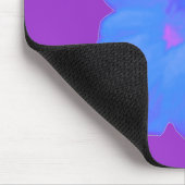 Tapis De Souris Nasturtium bleu vif Mousepad (Coin)