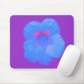 Tapis De Souris Nasturtium bleu vif Mousepad (Avec souris)