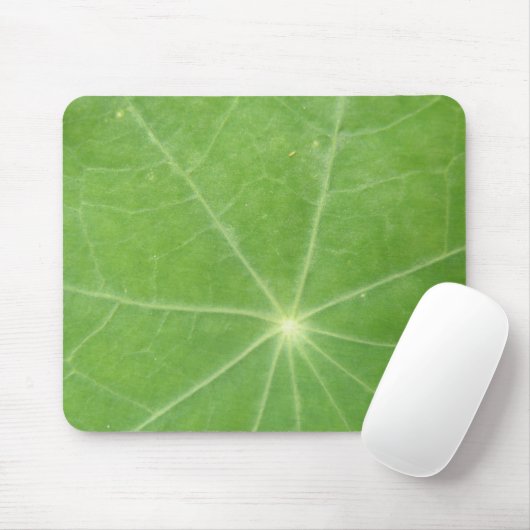 Tapis De Souris Nasturtium feuille Mousepad (Avec souris)