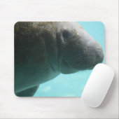 Tapis De Souris Natation adorable de lamantin (Avec souris)