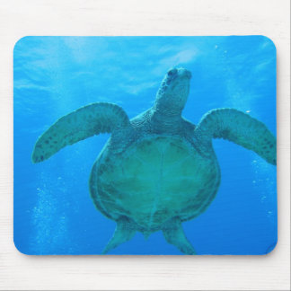 Tapis De Souris Natation avec des tortues de mer en Hawaï 1