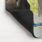 Tapis De Souris Natation d'éléphant (Coin)