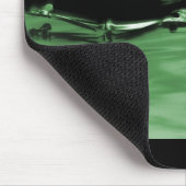 Tapis De Souris Natation squelettique de rayon X - vert (Coin)