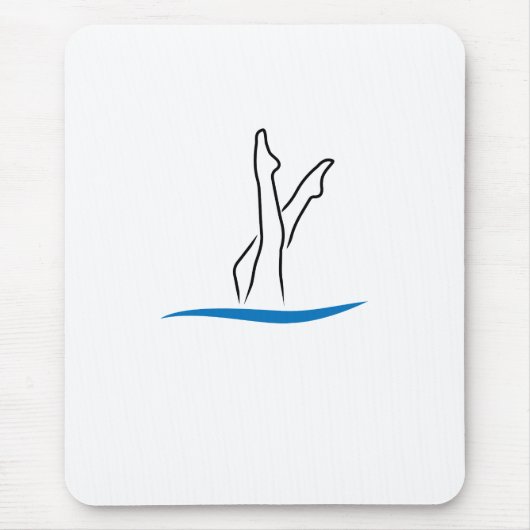 Tapis De Souris Natation synchro (Devant)