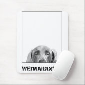 Tapis De Souris Nation de Weimaraner : Weimaraner dans une boîte ! (Avec souris)