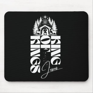 Tapis De Souris Nativité Jésus Roi des Rois Noël