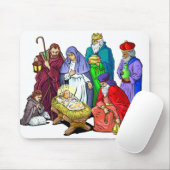 Tapis De Souris Nativité Mousepad (Avec souris)