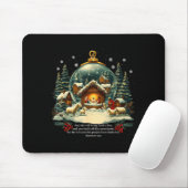 Tapis De Souris Nativity Ornament Christmas Scene Matthew 1_21  (Avec souris)