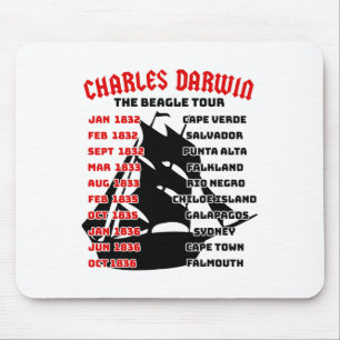 Tapis De Souris Naturaliste Charles Darwin Beagle Meme Tour Terre
