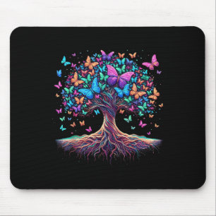 Tapis De Souris Nature de l'arbre à papillons