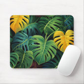Tapis De Souris Nature Monstera Feuilles (Avec souris)