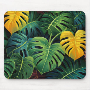 Tapis De Souris Nature Monstera Feuilles