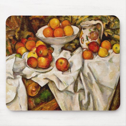 Tapis De Souris Nature morte de Paul Cézanne (Devant)