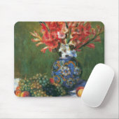 Tapis De Souris Nature morte fleurs et fruits de Pierre Renoir (Avec souris)
