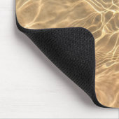 Tapis de souris Nature Reflets d'eau dorés (Coin)