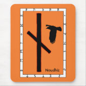 Tapis De Souris Naudhiz - Rune of Overcoming (Devant)
