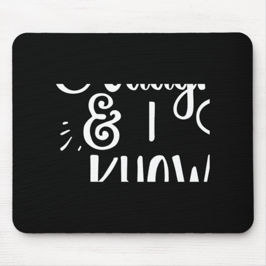 Tapis De Souris Naughty And I Know It Funny Christmas Baby T Shirt (Devant)