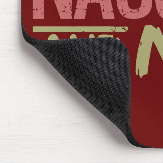 Tapis De Souris Naughty AND Nice mousepad personnalisé (Coin)
