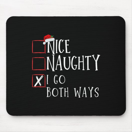 Tapis De Souris Naughty I Go Both (Devant)