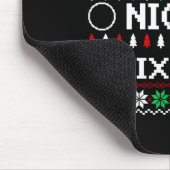 Tapis De Souris Naughty Nice 6-7 Funny Brainrot Meme Ugly Xmas Six (Coin)