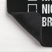Tapis De Souris Naughty Nice Brésil Brésil Santa Hat Noël (Coin)